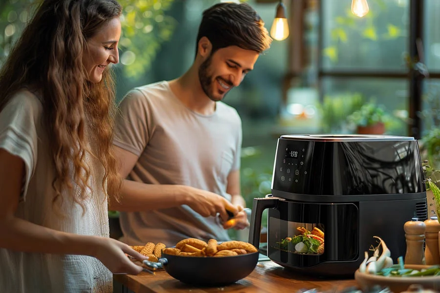cooking in an airfryer